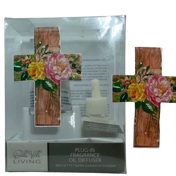 Bella Villa Oil Fragrance Warmer Spiritual Religious Cross Spring Easter Plug In - Picture 14 of 14